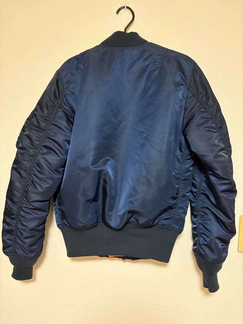 Alpha MA-1スタイル ネイビー ジャケット