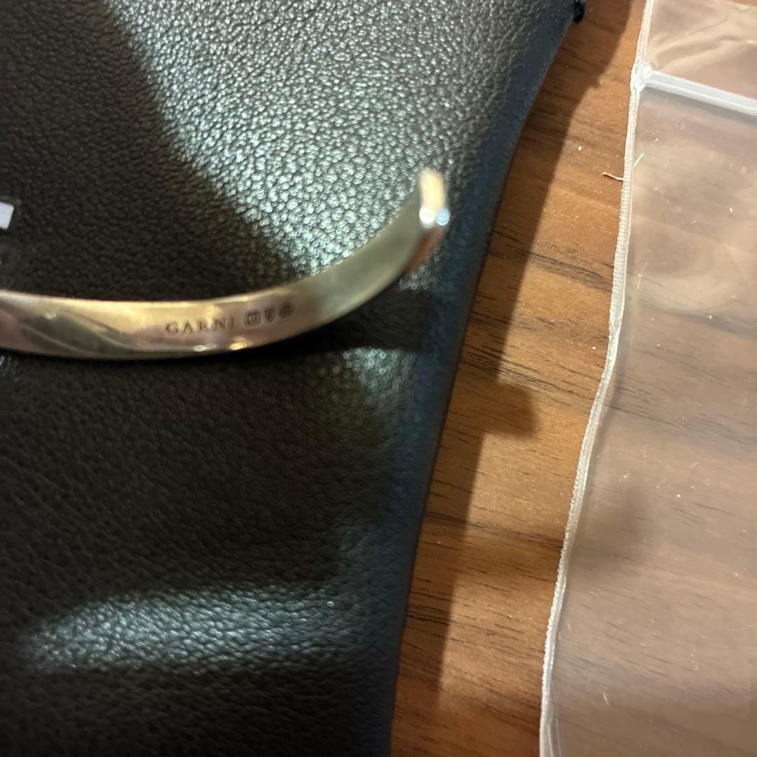 GARNI シルバーバングル オリジナルポーチ付き