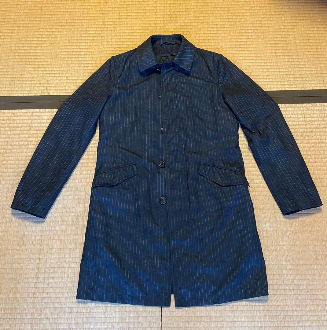 ETRO ステンカラーコート ダークブルー