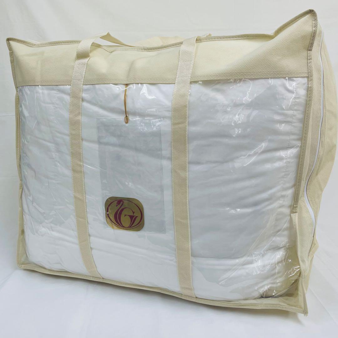 羽毛布団 シングル ホテル仕様 ニューゴールド 日本製 150×210cm