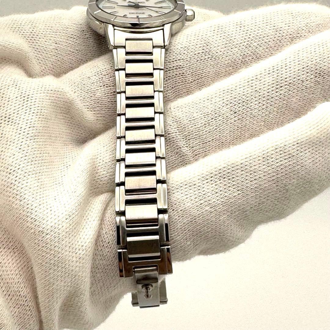 【美品】【整備済み】SEIKO EXCELINE レディース腕時計 二次電池交換