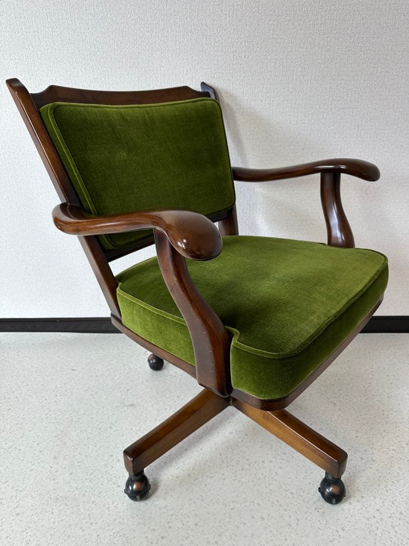 karimoku カリモク コロニアル デスク チェア 書斎椅子 ※i4※