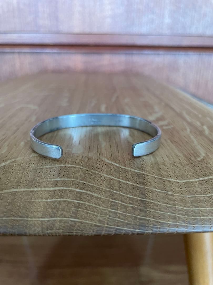 ブルースモーガン Bruce Morgan シルバーバングル ナバホ スタンプ