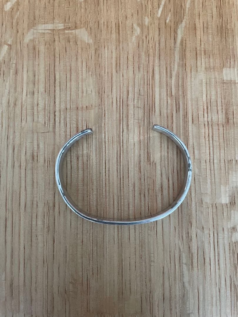 ブルースモーガン Bruce Morgan シルバーバングル ナバホ スタンプ