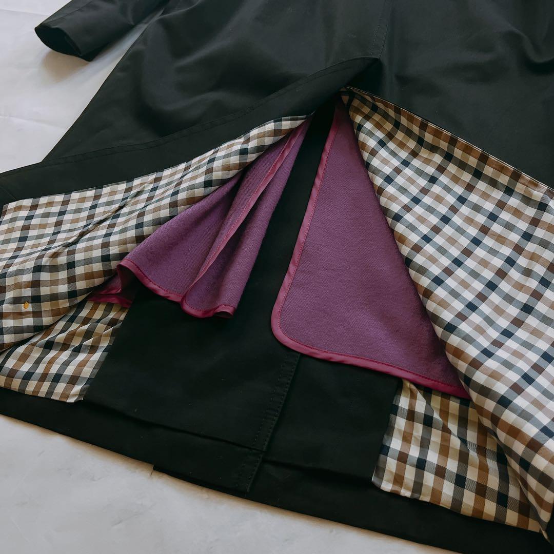 極美品✨アクアスキュータム トレンチコート ライナー付 着丈100以上 カバー付