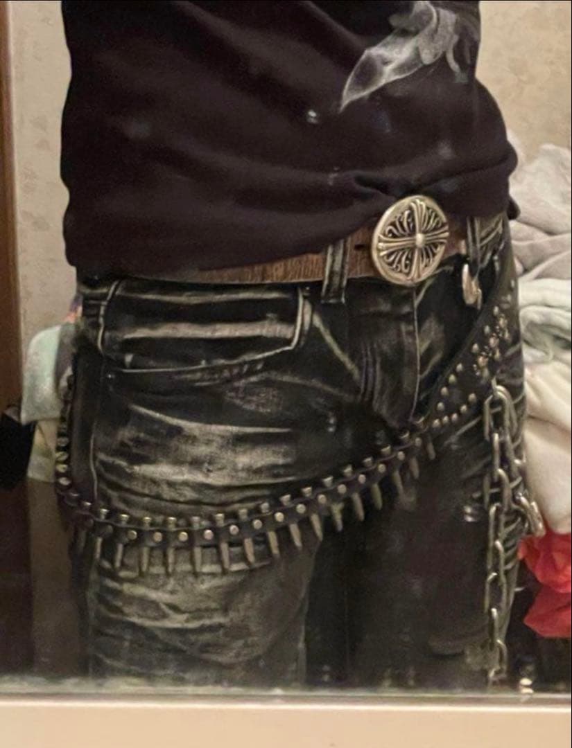 00s 希少 弾丸ベルト パンク　y2k グランジ　平成 お兄系