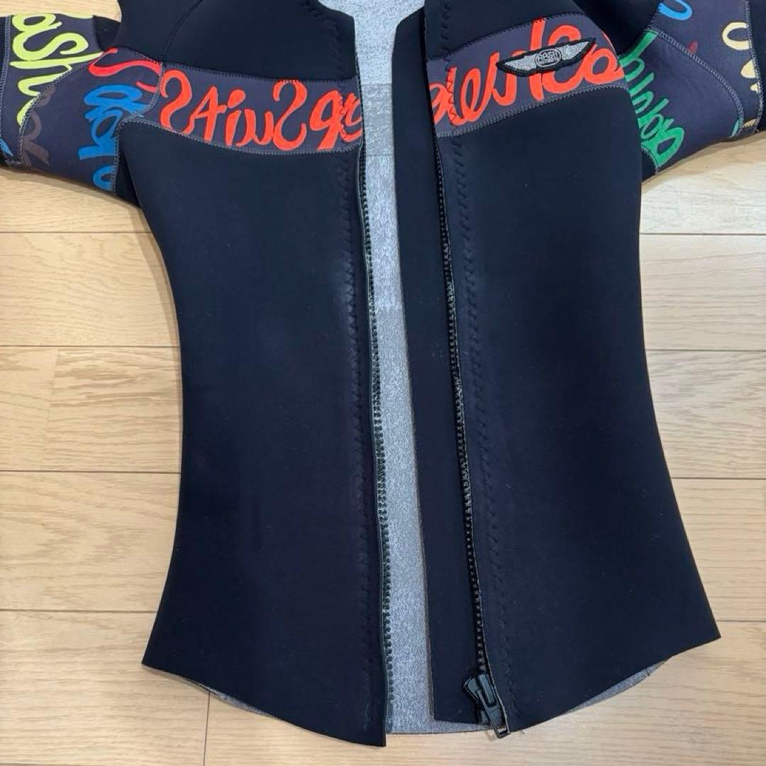 【美品】RASHウェットスーツ 長袖タッパー　L〜XL 2ミリ　ラッシュ