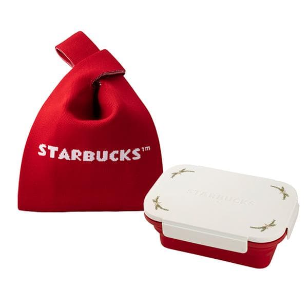 日本未発売 starbucks スターバックス限定トートバッグ+シリコン保存容器