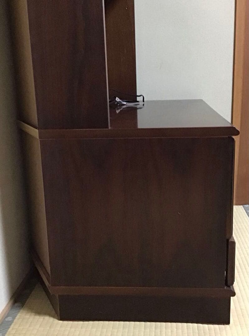 カリモクコロニアルシリーズ　テレビ台　飾り棚　昭和レトロ　アンティーク