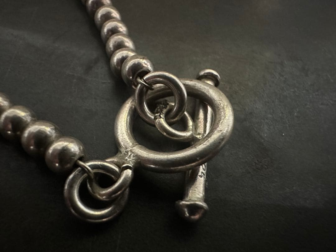 希少　ヴィンテージ　アンティーク　シルバー　925 ボール　ブレスレット