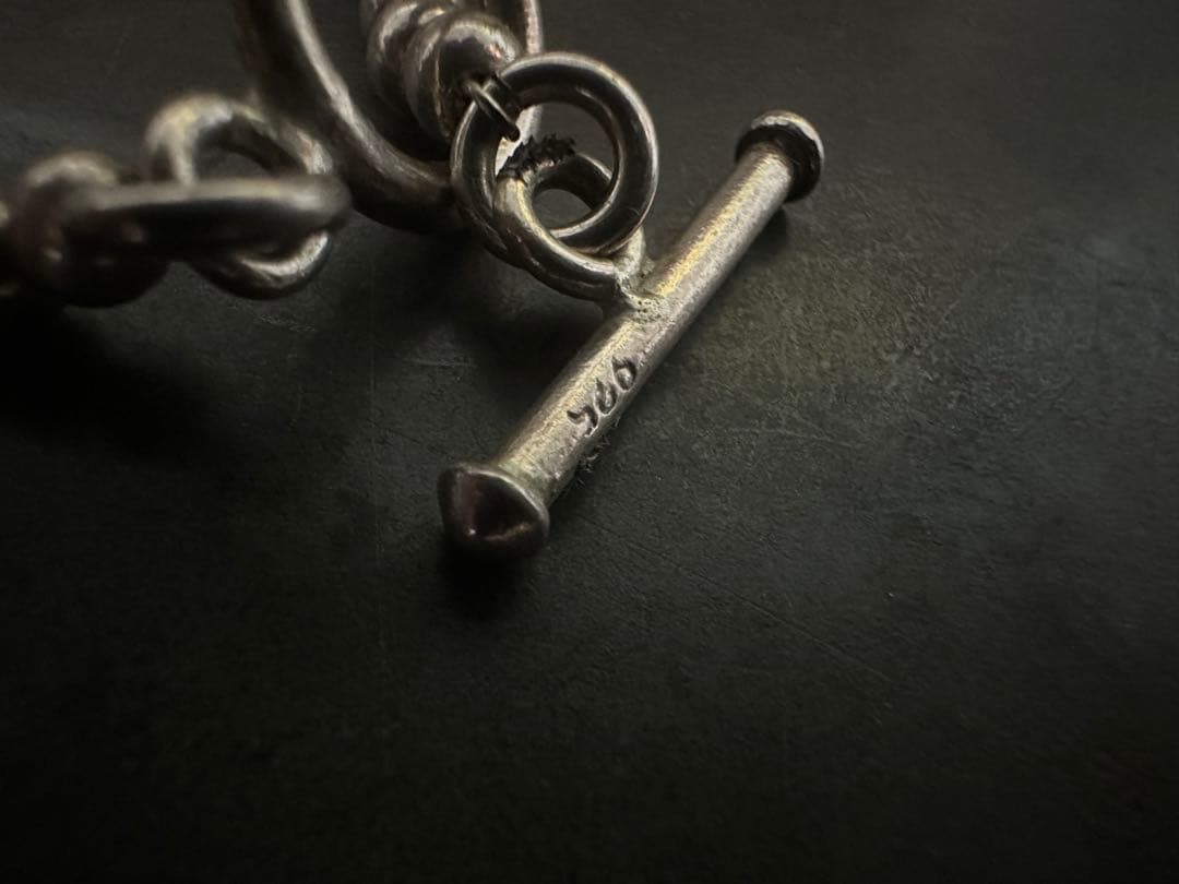 希少　ヴィンテージ　アンティーク　シルバー　925 ボール　ブレスレット