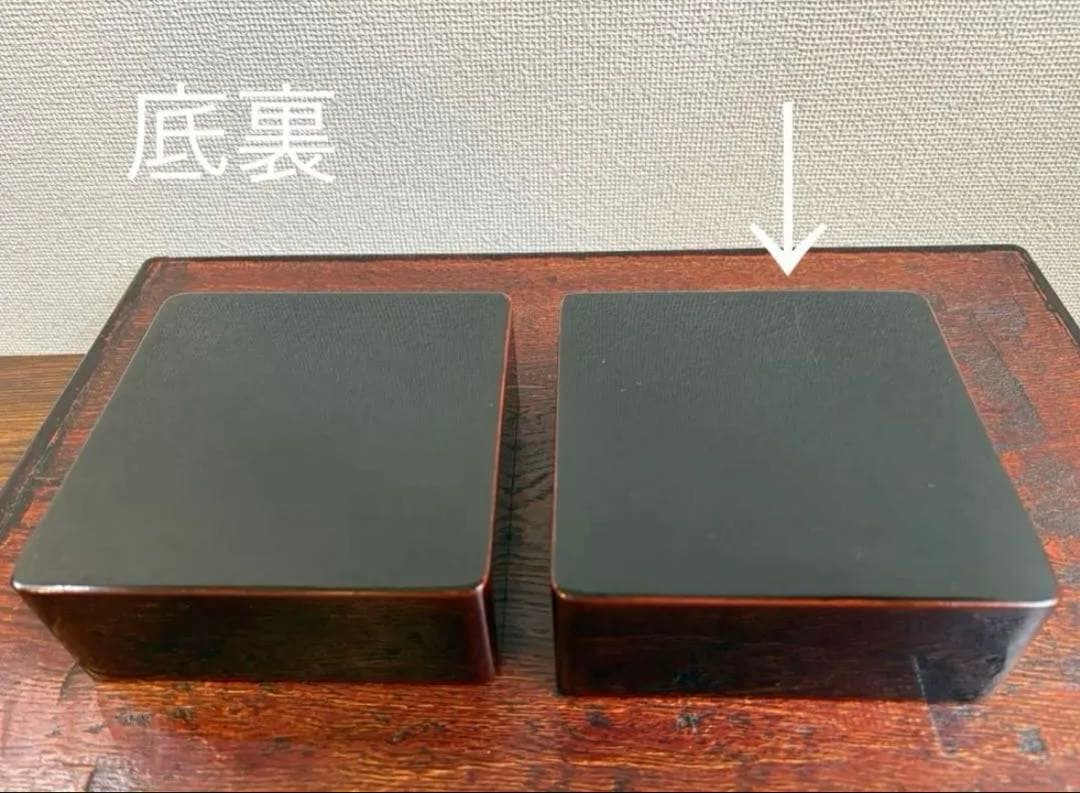 【にゃんさま】　漆塗り弁当箱　2個セット