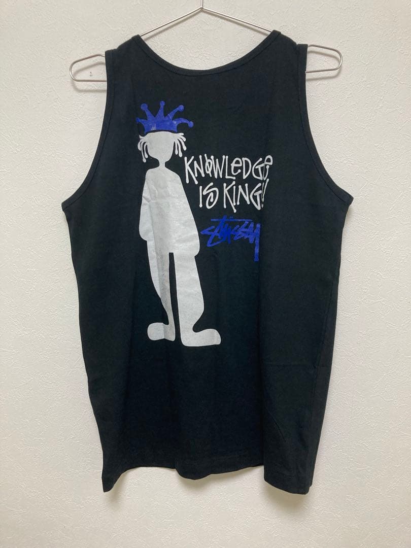 【deadstock】STUSSY シャドーマン タンクトップ 90s