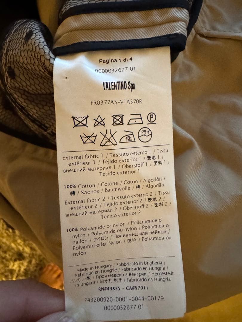 値下げ！【美品】RED VALENTINO トレンチコート