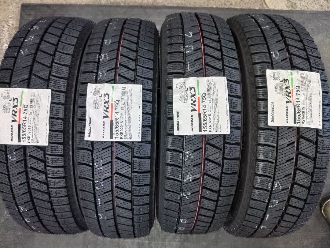 ブリヂストン BLIZZAK VRX3 155/65R14　4本　新品