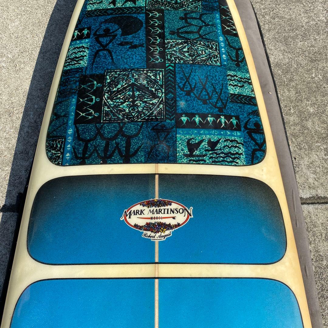 ロングボードRobertAugustマークマーティンソン9.6フィートリペア済
