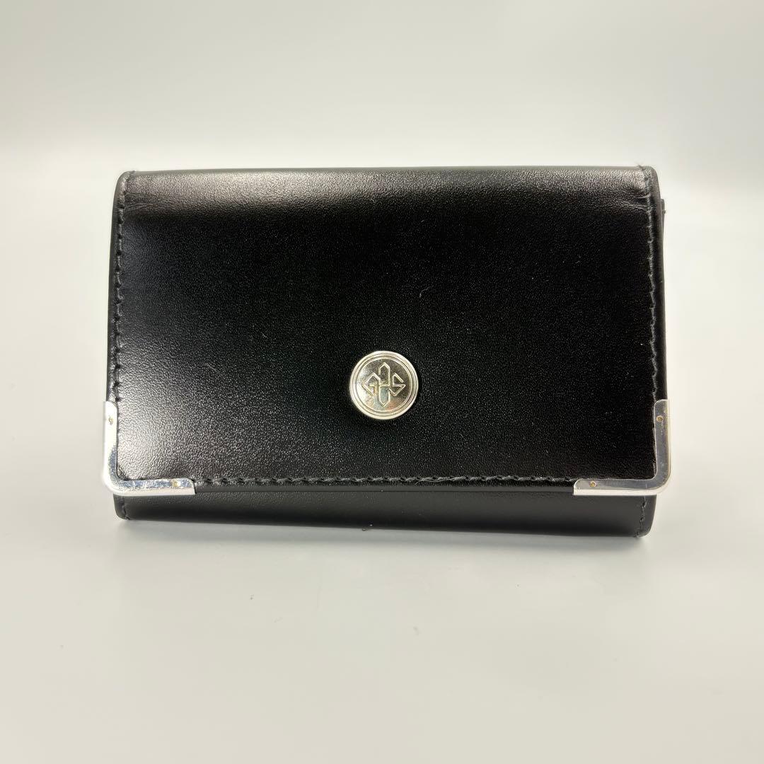 極美品✨エッティンガー ブラック　レザー ウォレット 財布 ケース　カード