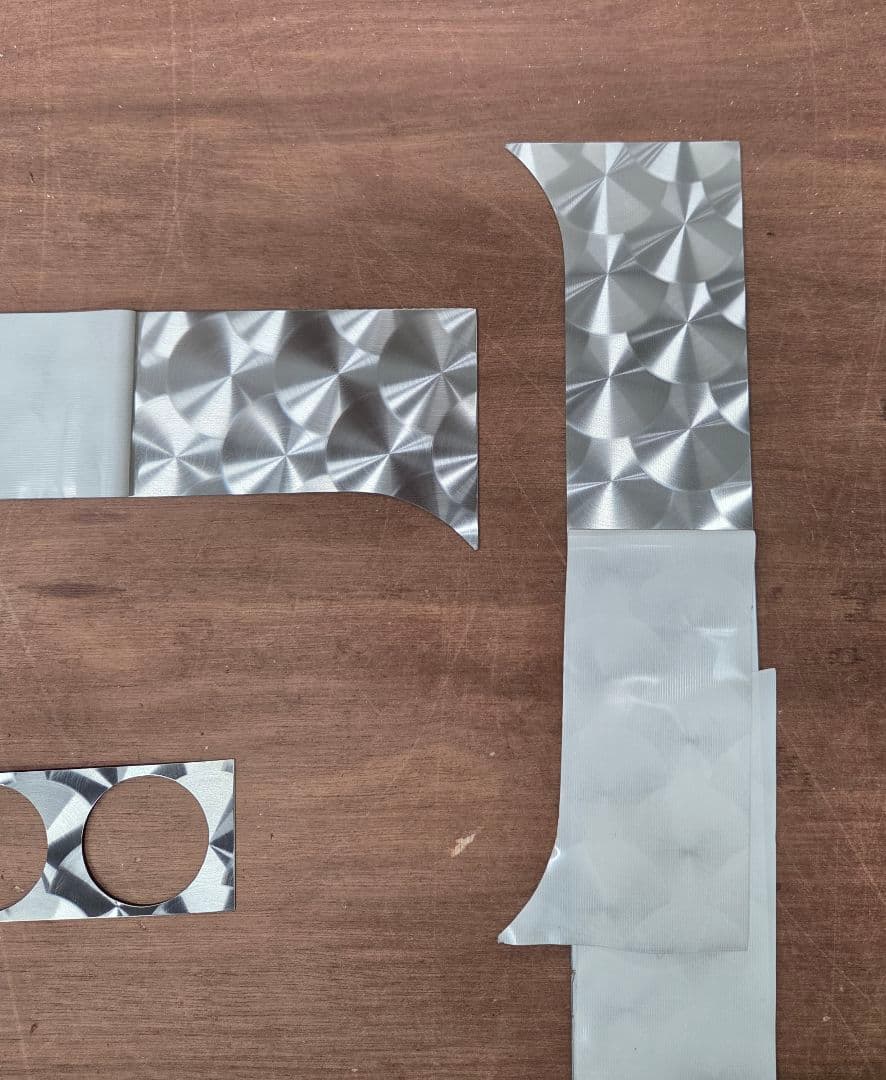 17スーパーグレート等 寝台窓フロント&アンダー　エアコン&ライトスイッチまわり