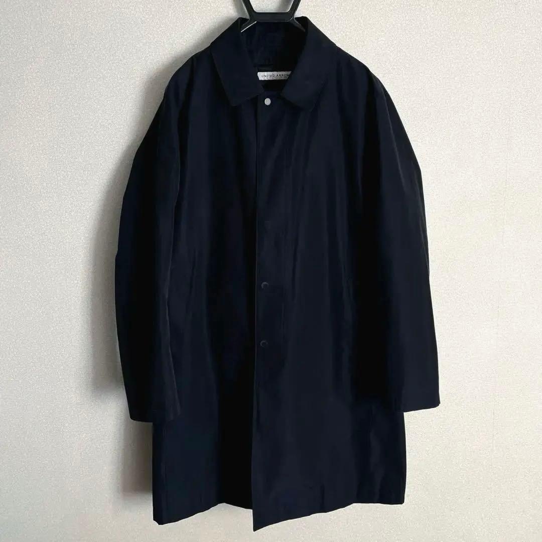 【現行タグ】ユナイテッドアローズ ステンカラーコート L ネイビー ライナー
