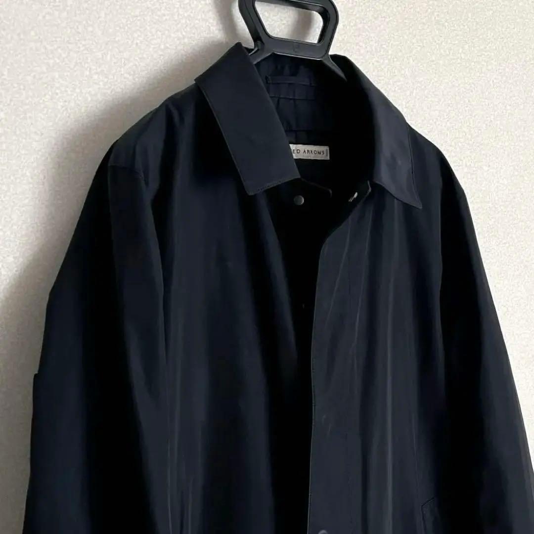 【現行タグ】ユナイテッドアローズ ステンカラーコート L ネイビー ライナー