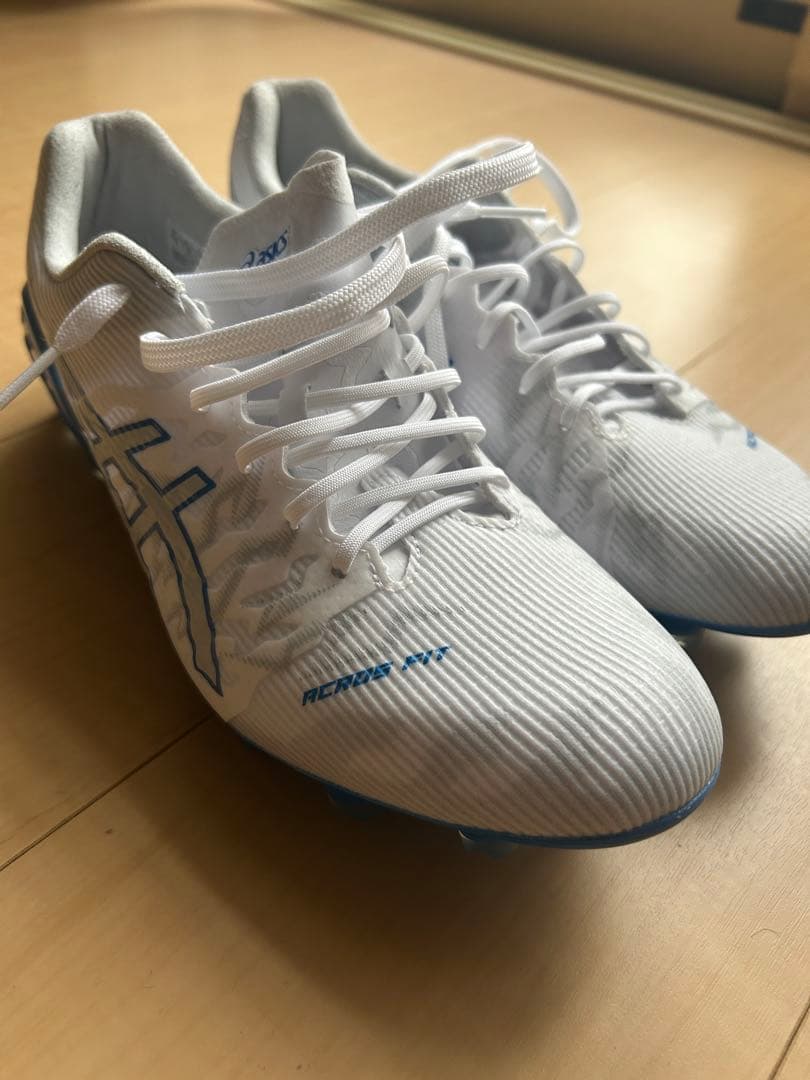 ASICS DS LIGHT ACROS 3 ホワイト/エレクトリックブルー