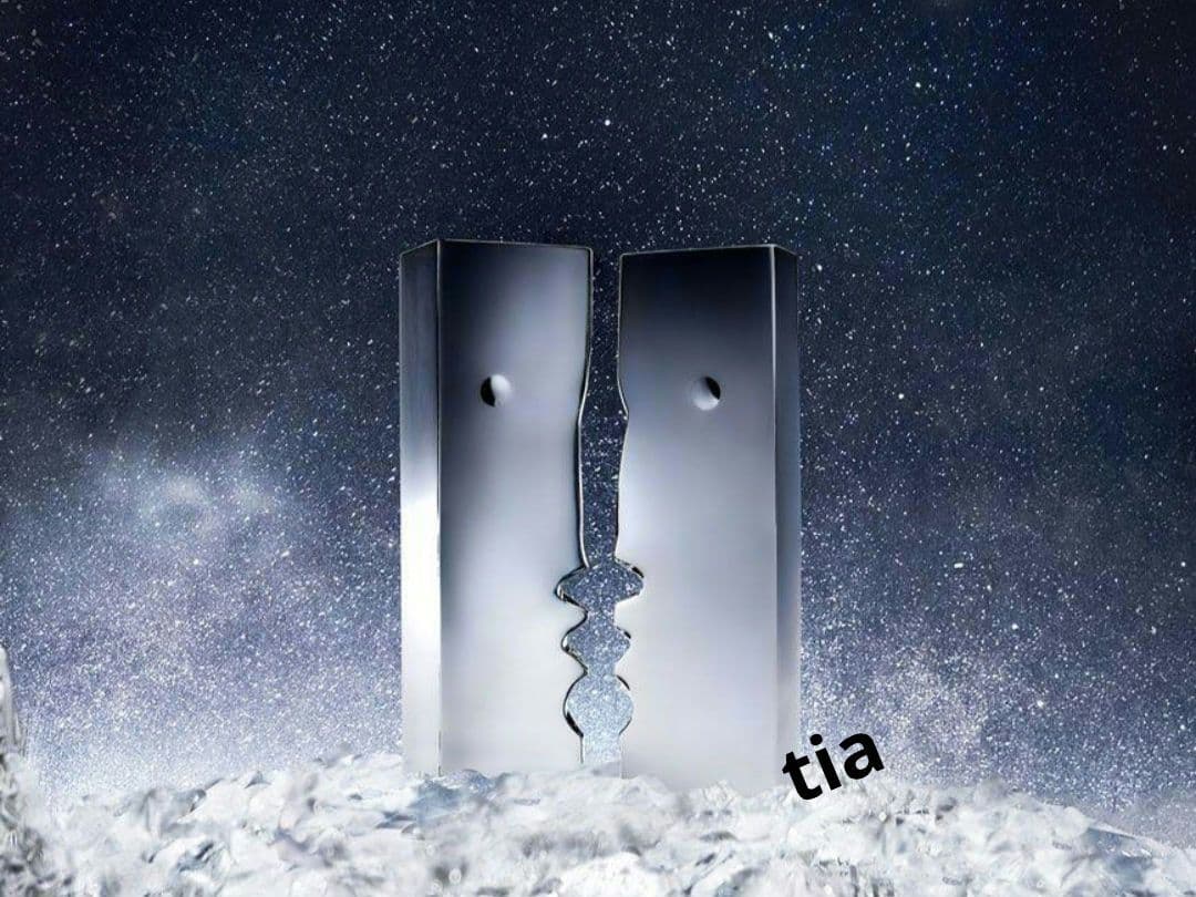 バカラ リゴ 「オム」「ファム」 ペア セット 希少 レア 置物 顔のシルエット