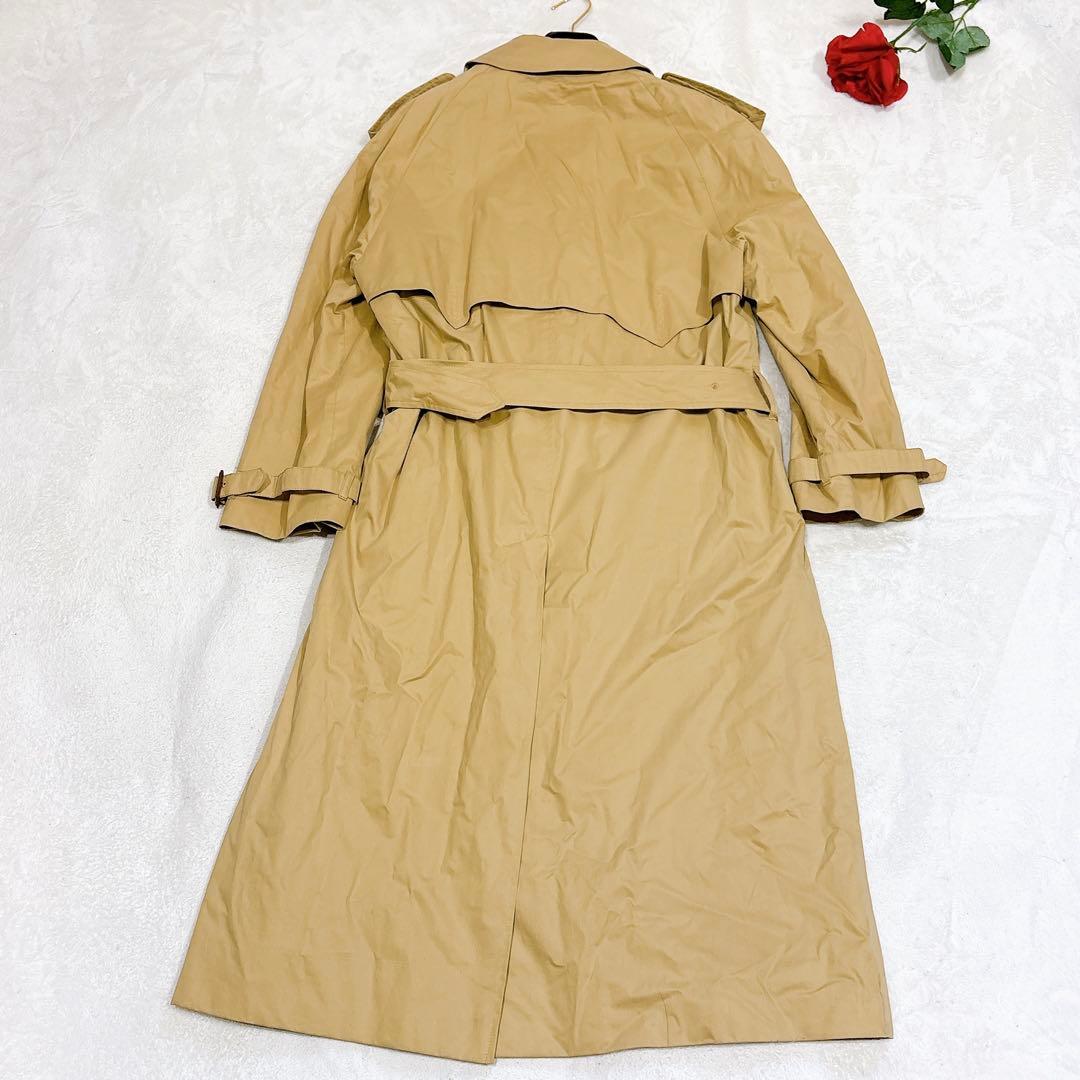 新品同様✨　アクアスキュータム　トレンチコート ベージュ　ロング　XL