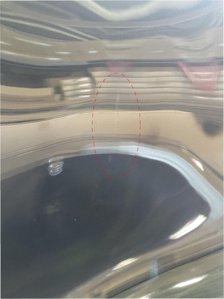 訳アリ　スケルトン イームズ　ダイニングチェア リプロダクト 　クリア×4