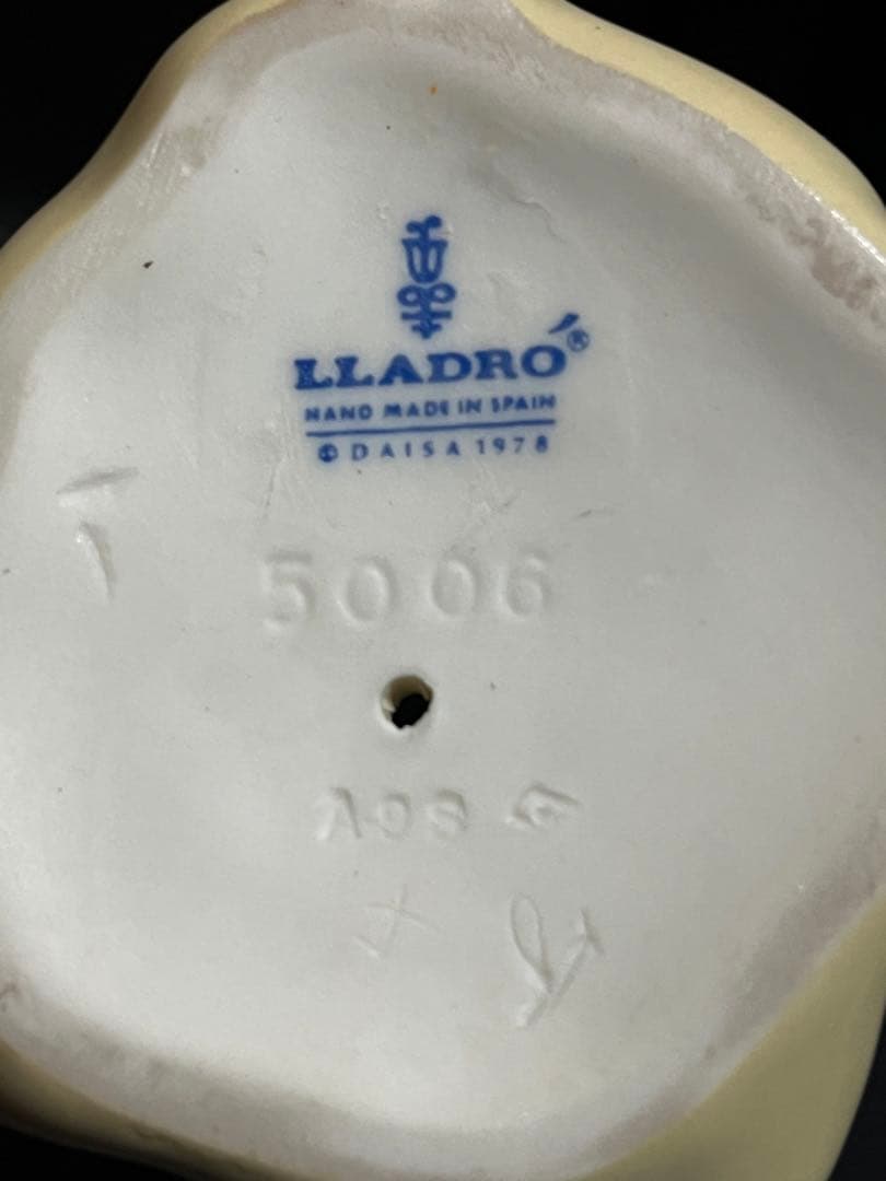 リヤドロ人形、L L.ADRO、1978、5006公式人形、バックミラー付き