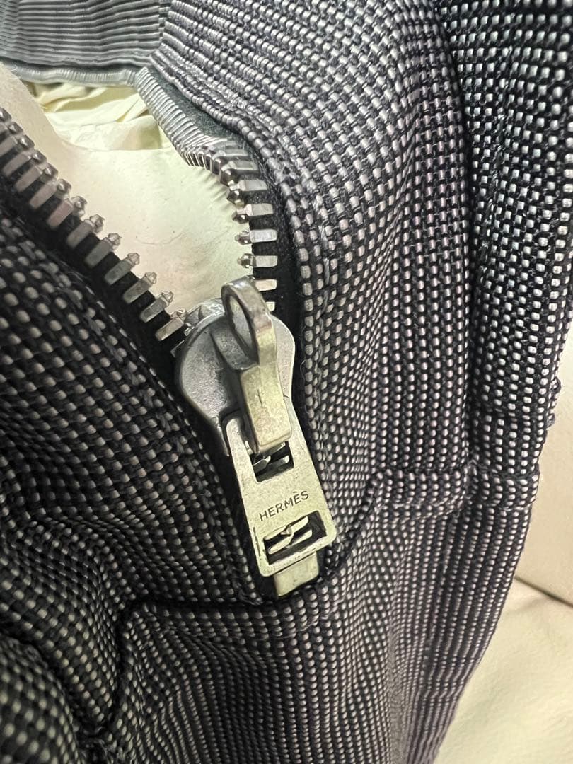 HERMES(エルメス) エールライン トートバッグ キャンバス