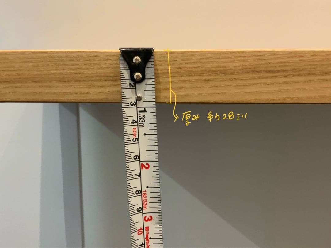 Kanademono テーブル　165*75センチ　天板ホワイトアッシュ