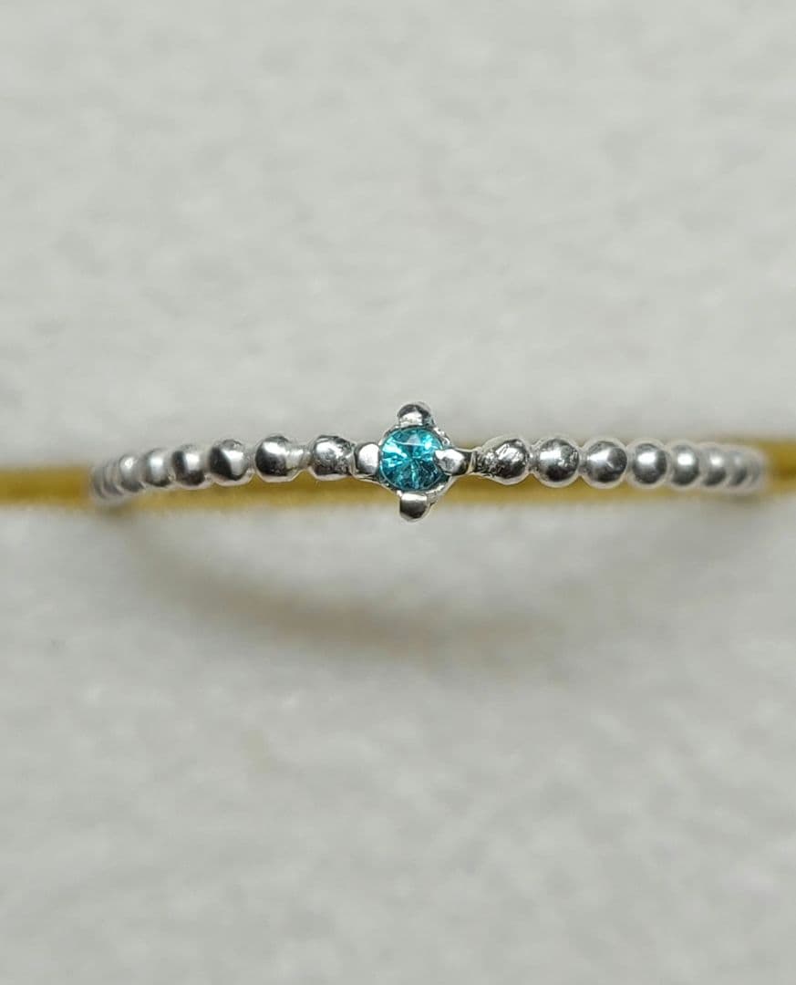 ★ブラジルバターリャパライバトルマリンリングSV925★