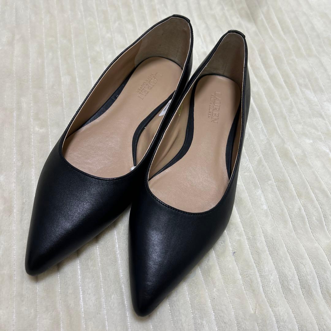新品　ラルフ ローレン LONDYN フラットパンプス22.5