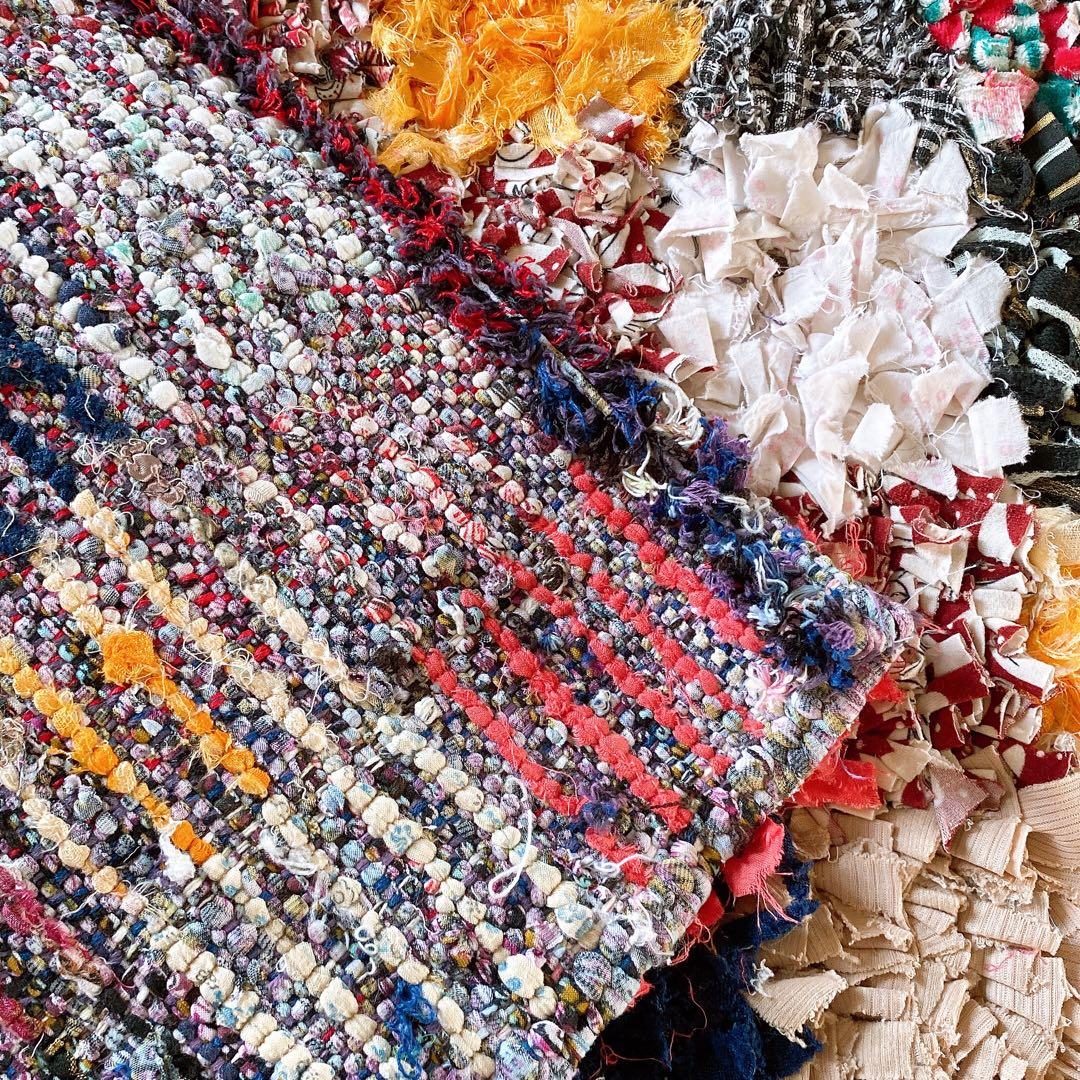 モロッコ ボシャルウィット Boucherouite ラグ カーペット②