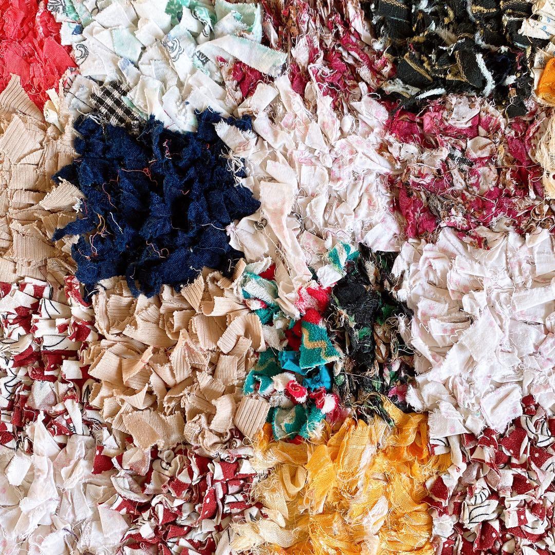 モロッコ ボシャルウィット Boucherouite ラグ カーペット②