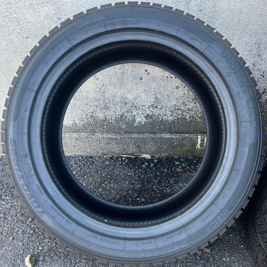 スタッドレスタイヤ　トーヨー　GIZ2 245/45R18 新品未使用　22年製