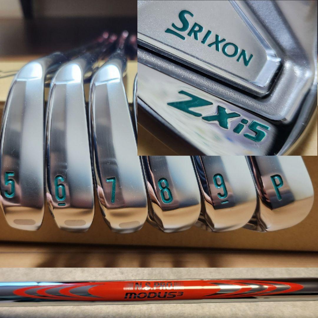 ZXi5　スリクソン　左　レフティ　6本　モーダス3 TOUR105　グリーン