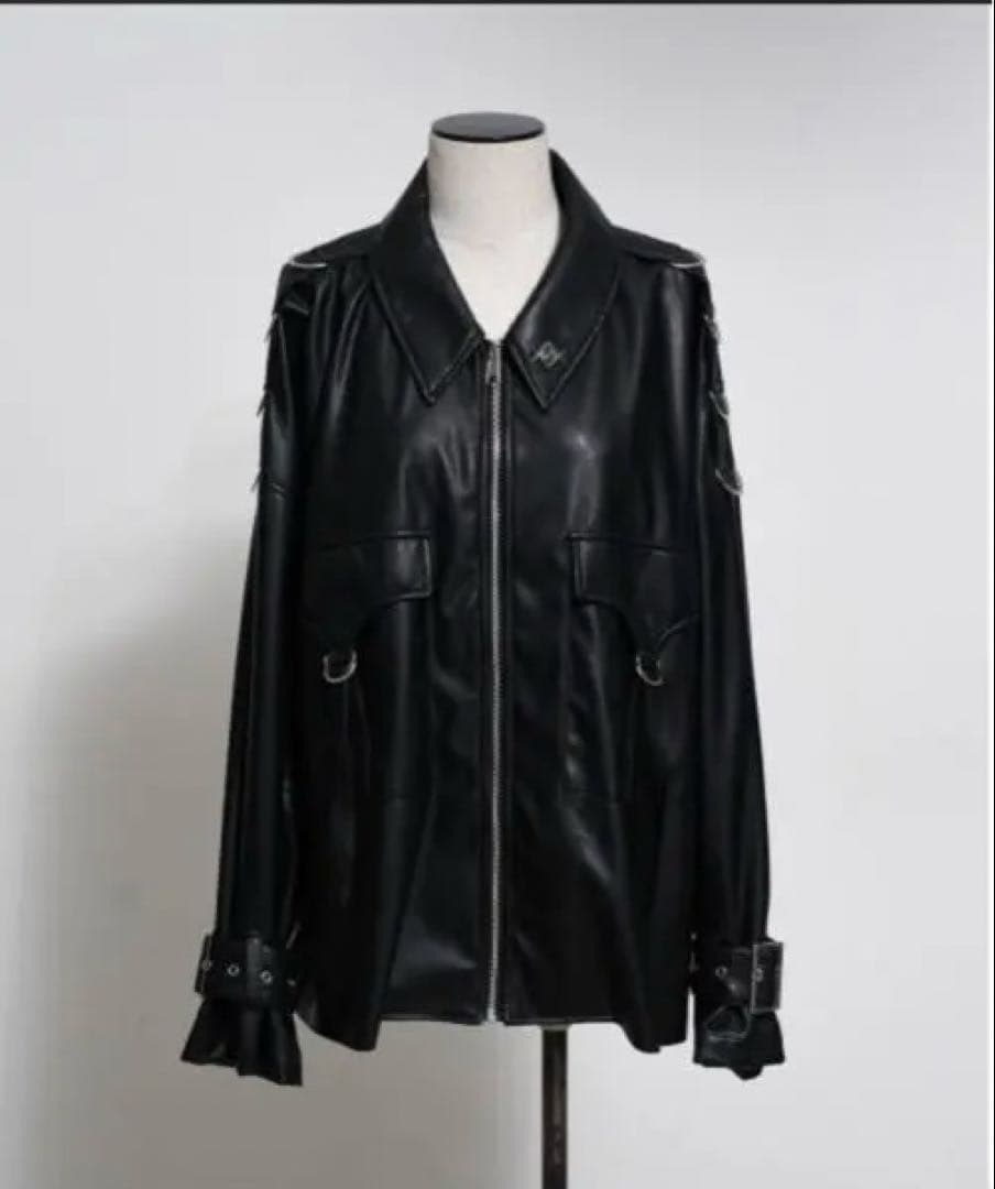 レフレム レザー ブルゾン