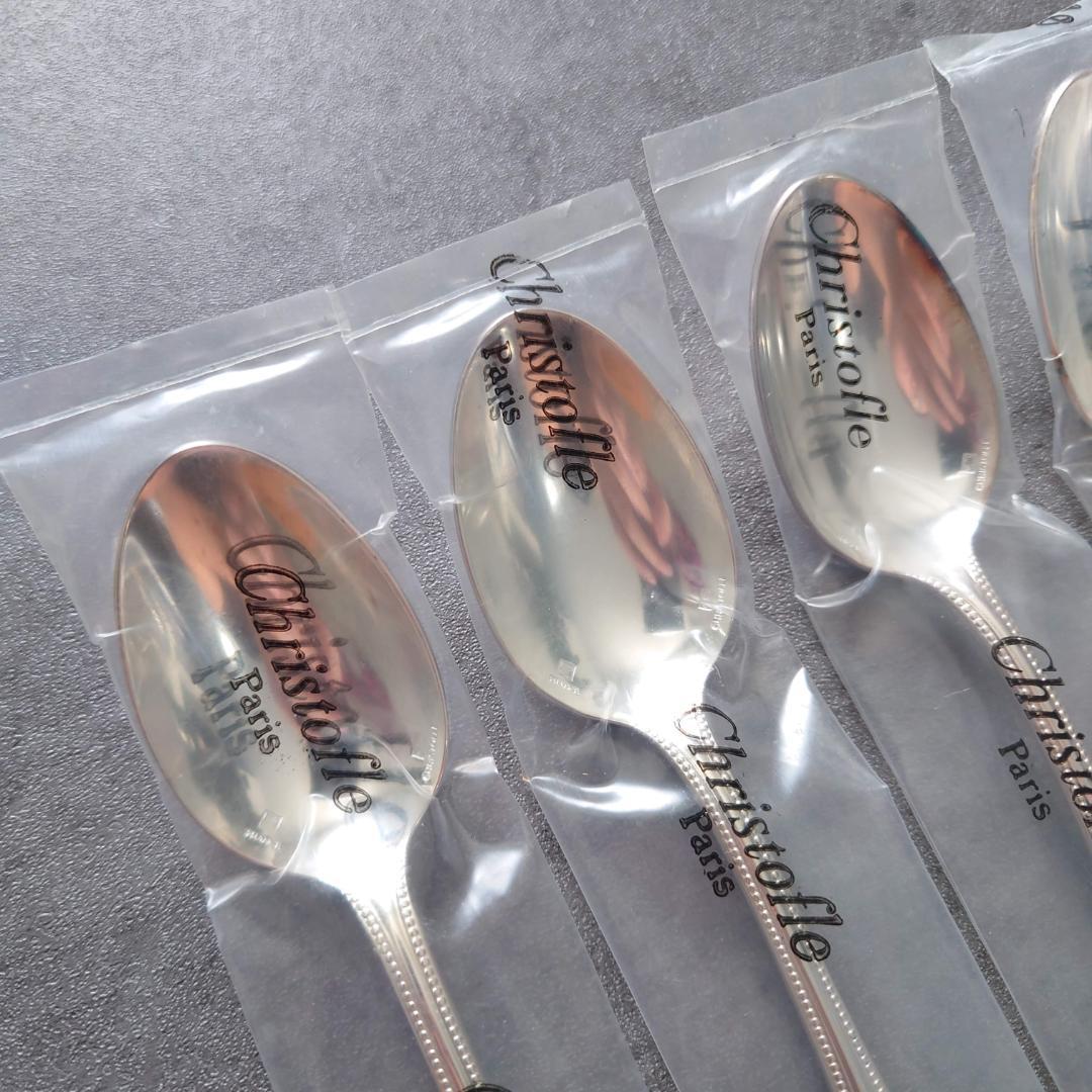クリストフル パール 未開封 コーヒースプーン 6点