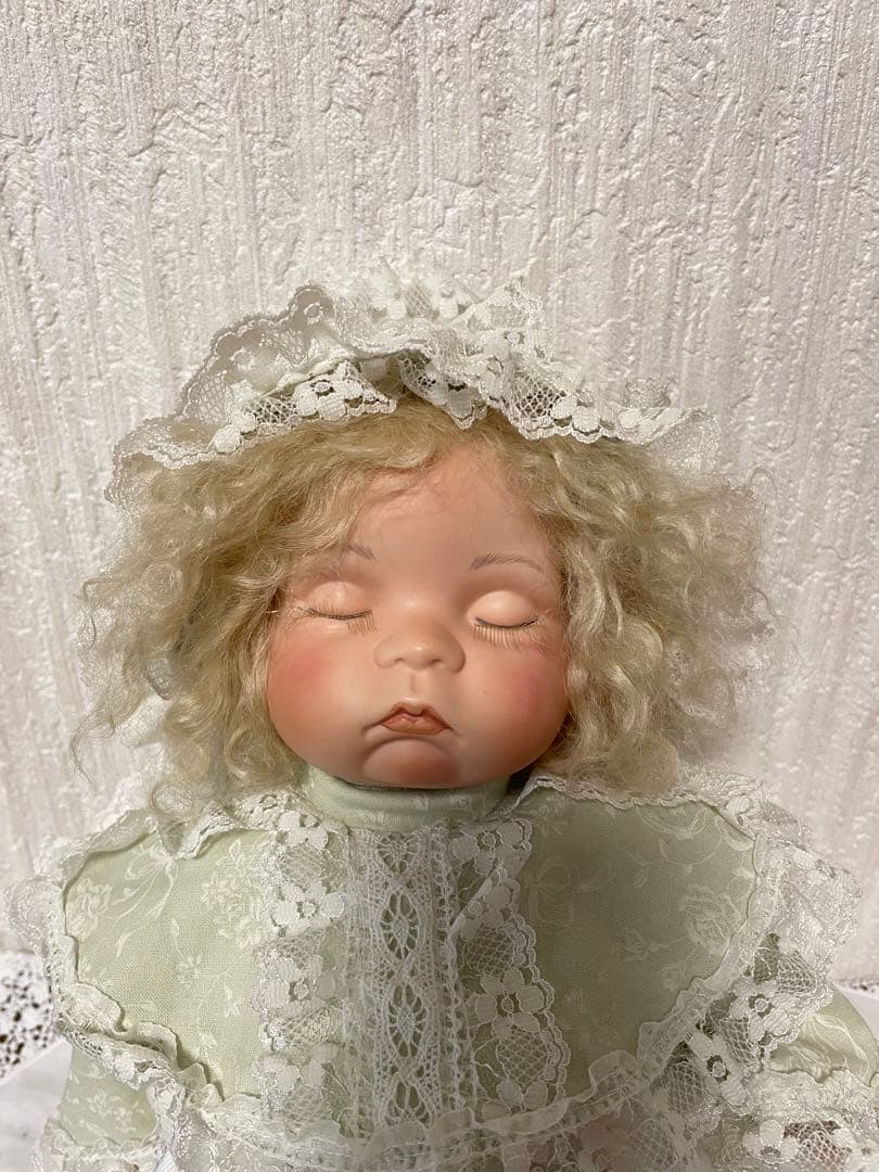 ビスクドール⑤ 赤ちゃん ベビー 西洋人形 リプロ ハンドメイド