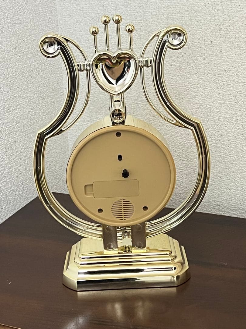 SEIKO ゴールド ハート型 置時計