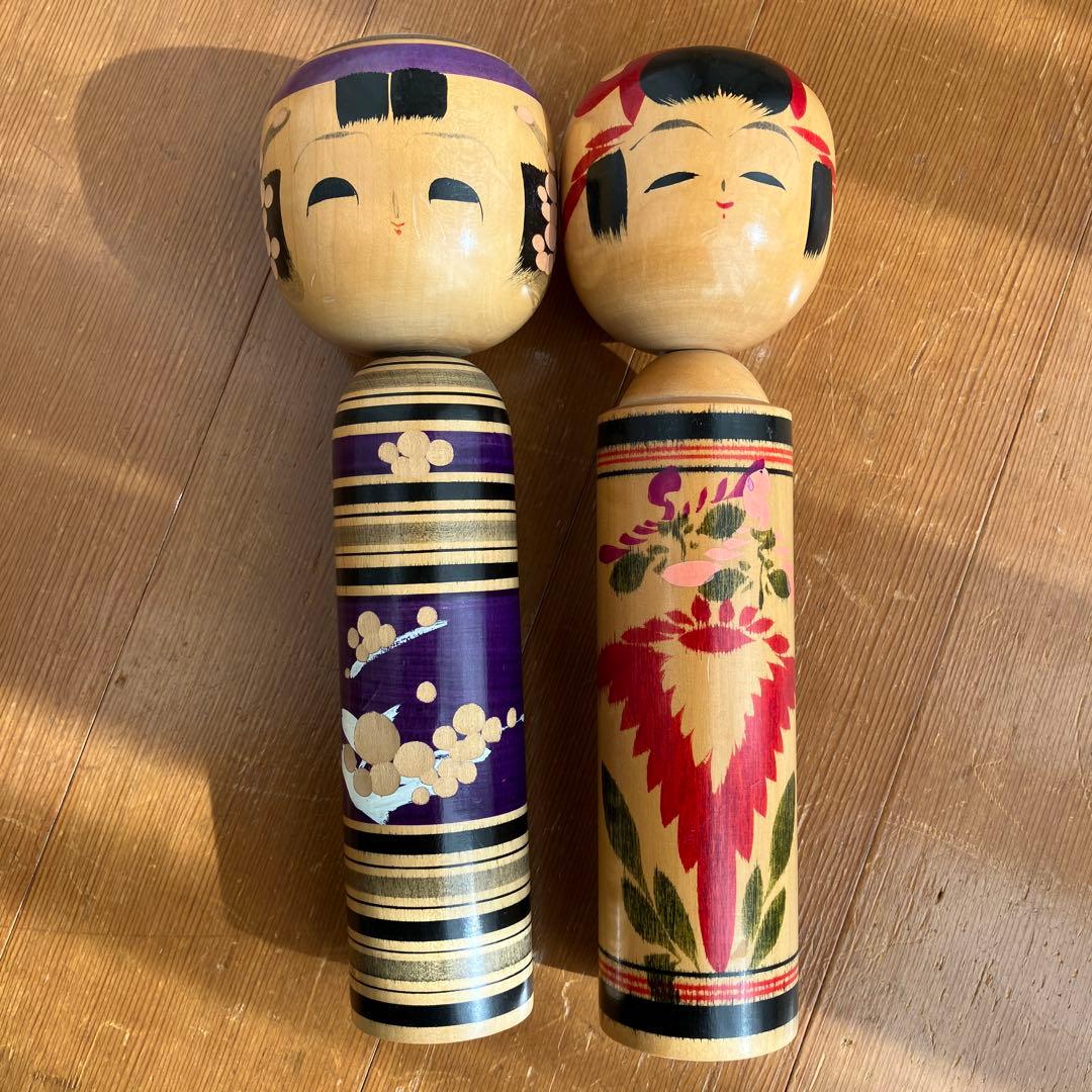 昭和レトロ　大正ロマン　こけし　2点セット