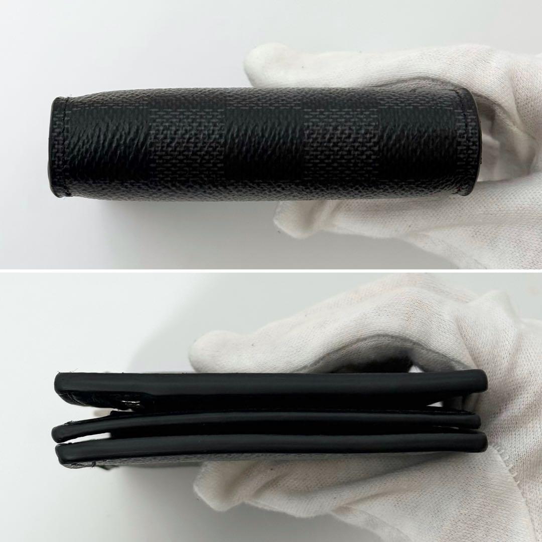 ✨極美品現行品✨ルイヴィトン ダミエグラフィット アメリゴ NM 二つ折り財布黒