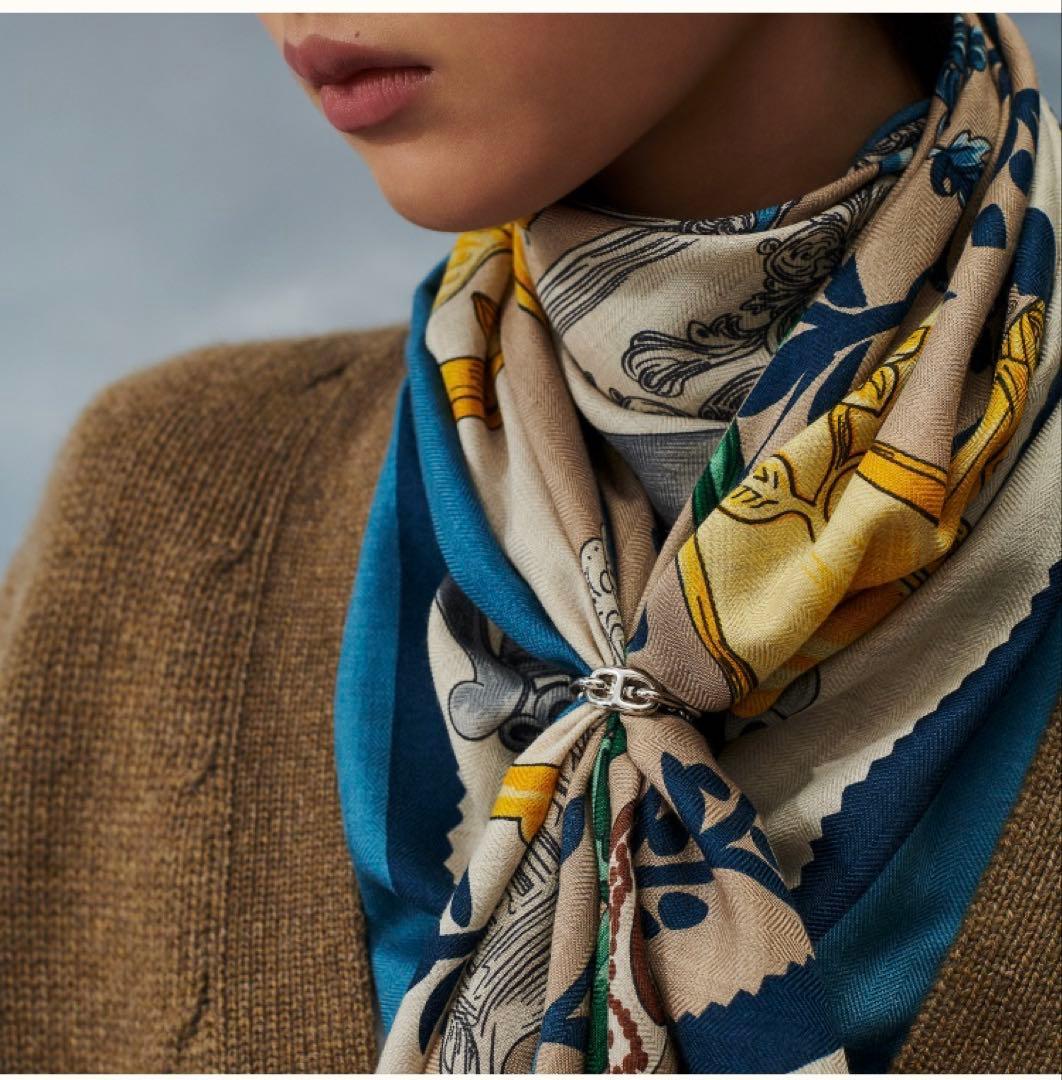 HERMES エルメス スカーフリング 90