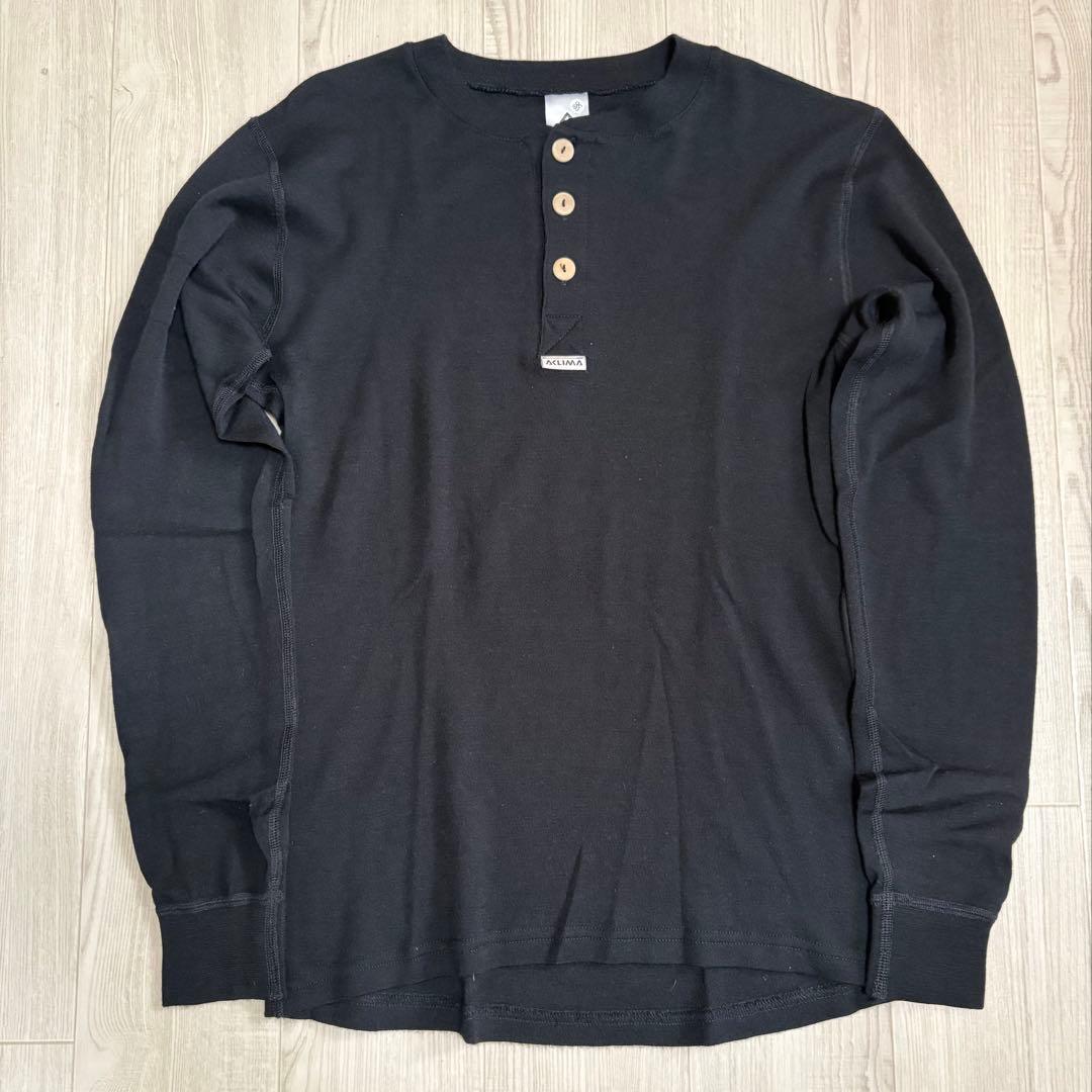 トップス AKLIMA WARMWOOL GRANDAD SHIRT