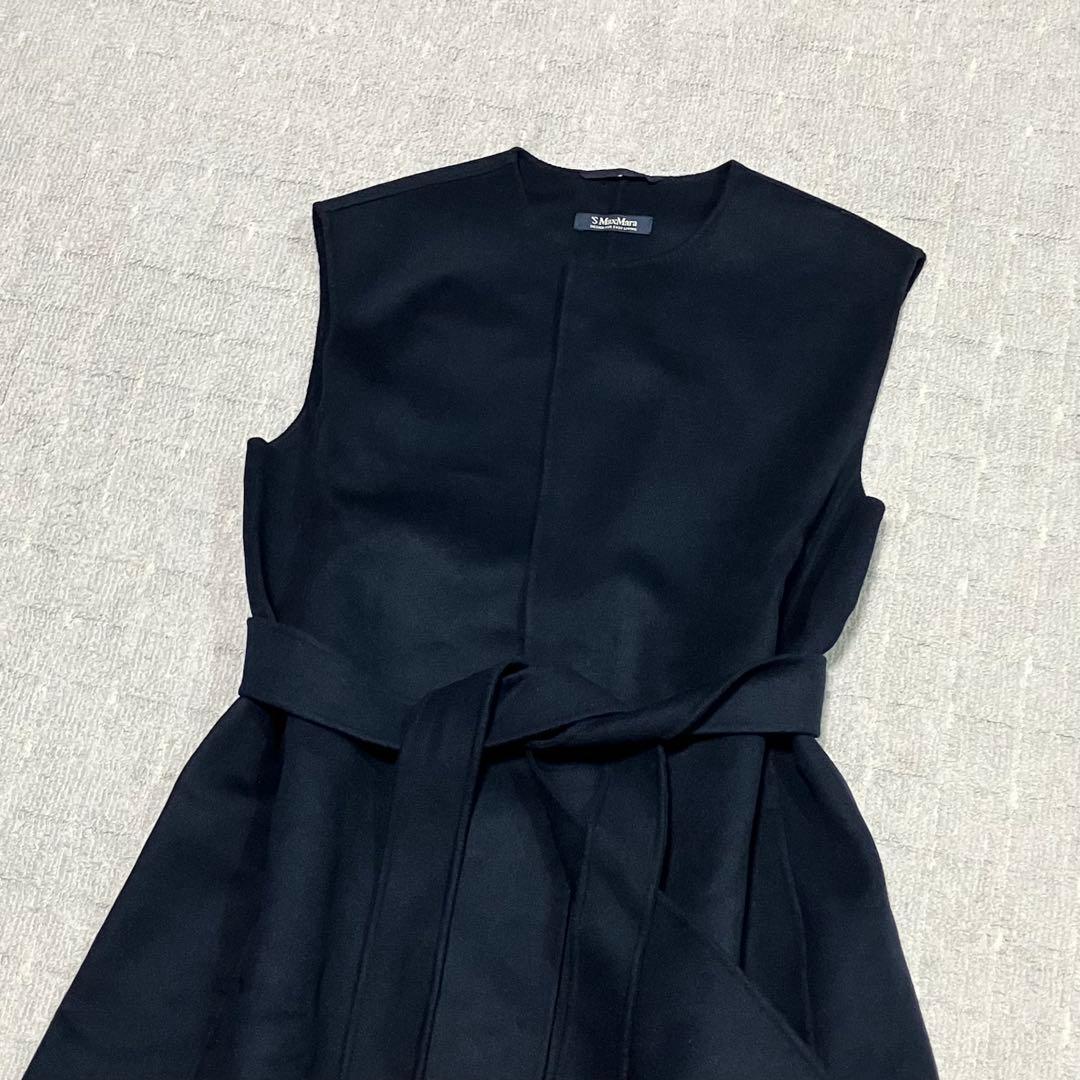 大きいサイズ44！マックスマーラ［クチートアマーノ］アンゴラ混　ロングジレ