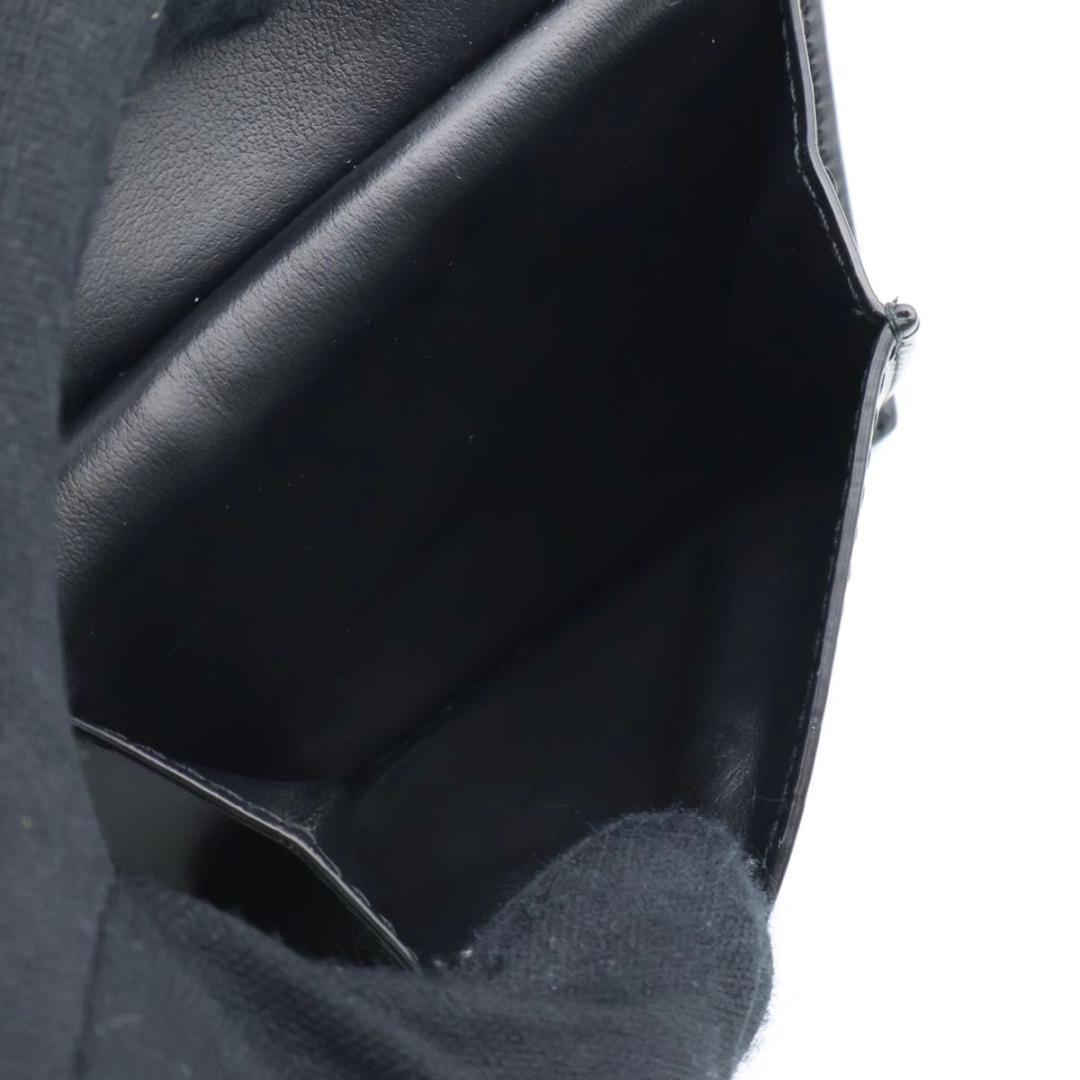 【超極美品】BOTTEGA VENETA カセット　二つ折り財布　黒