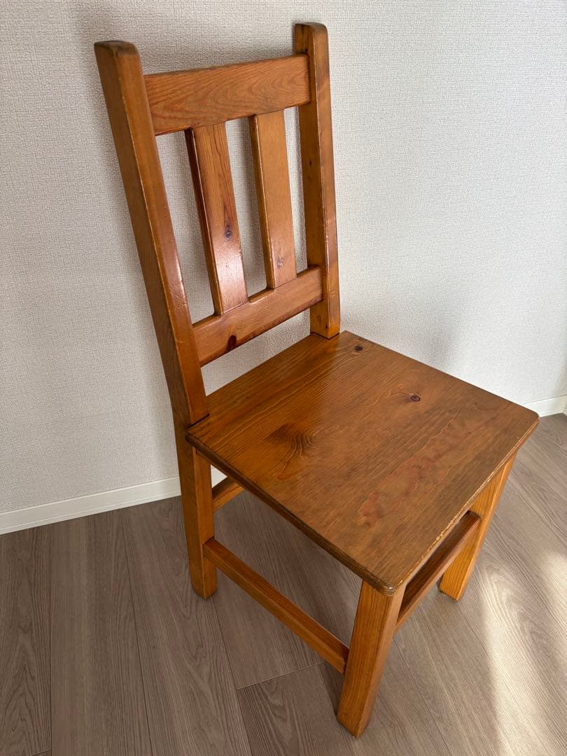 アンファンパイン材ダイニングチェア④