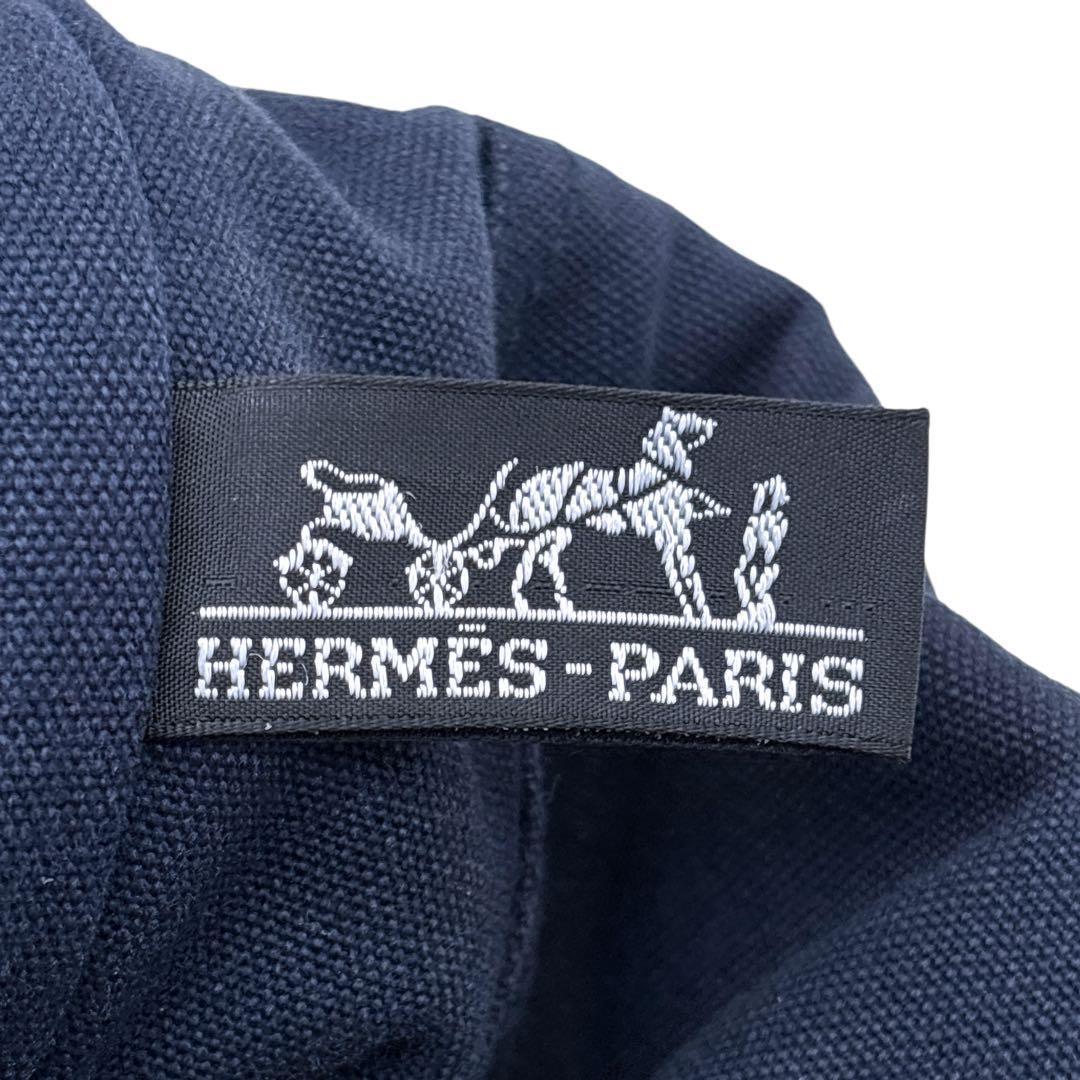エルメス/フールトゥMM /トートバッグ/A4サイズ/バイカラー/紺色/男女兼用