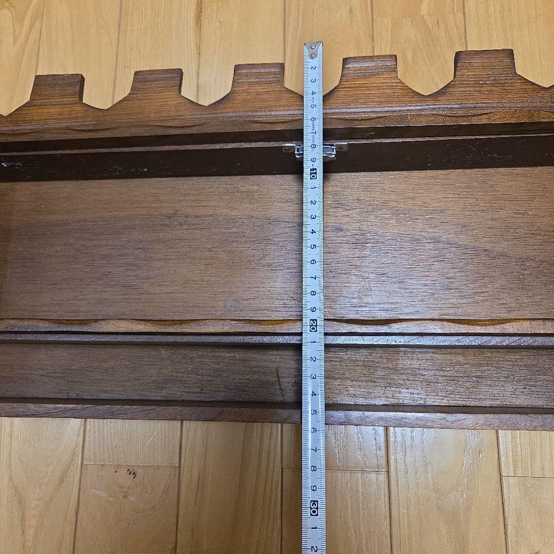 アンティークな木製スパイスラック　2引き出し付き　前面観音開き➕️オマケ付き！